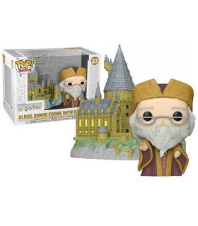 HARRY POTTER - FIGURINE N° 27 - DUMBLEDORE ET POUDLARD