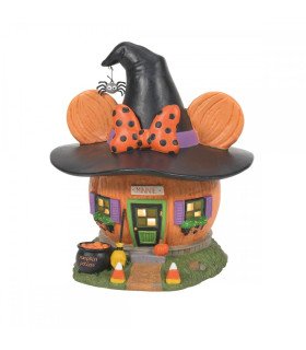 Disney Tradition - Maison-Citrouille de Minnie - Halloween Disney Village - Figurine 20cm