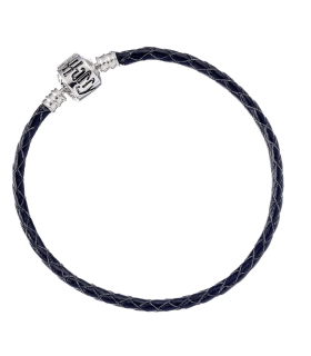 Harry Potter Black Leather Charm Bracelet