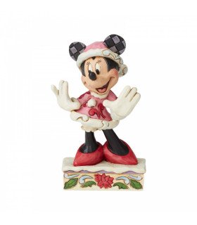 Disney Tradition - Minnie Costume Noël - Figurine 12cm