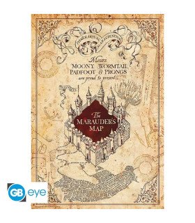 HARRY POTTER -  Carte du Maraudeur - Poster - 91.5x6cm