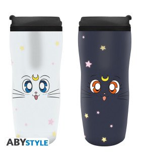 Sailor Moon - Luna & Artemis - Mug de voyage 355ML