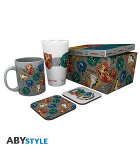 Harry Potter - Coffret Cadeau -  Verre XXL+Mug+2 Coasters "Stand Together"