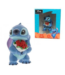 DISNEY Showcase - Stitch avec fleur - MINI FIGURINE 9 CM