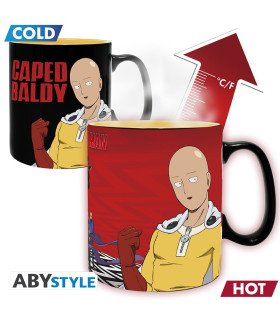 One Punch Man - Mug Heat Change - 460 ml - Saitama & Garoh - Abystyle