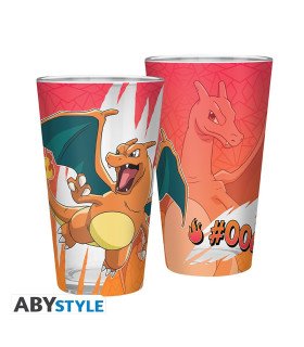 Verre XXL Pokémon - 400 ml - Motif Dracaufeu Abystyle