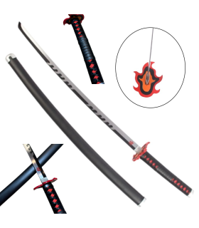 Demon Slayer - Katana en Acier de Kamado Tanjiro - 103 cm