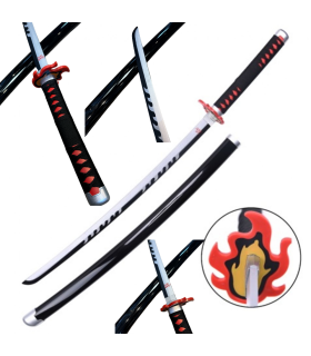 Demon Slayer - Katana en Bambou de Kamado Tanjiro - 103 cm