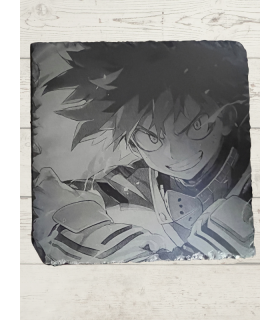 Gravure Sur Ardoise My Hero Academia Deku 20X20 Cm