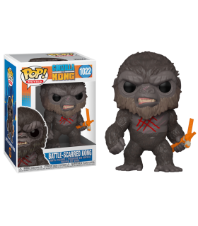 GODZILLA VS KONG - FIGURINE POP N° 1022 - BATTLE-SCARRED KONG