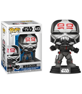 STAR WARS : CLONE WARS - FIGURINE POP N° 413 - WRECKER