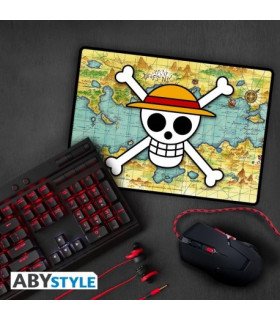 ONE PIECE - SKULL WITH MAP - TAPIS DE SOURIS GAMING 35 X 25
