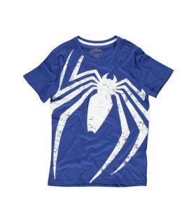 MARVEL - SPIDERMAN - ACID WASH SPIDER - T-SHIRT HOMME