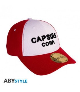 DRAGON BALL - CAPSULE CORP - CASQUETTE ROUGE & BLANC