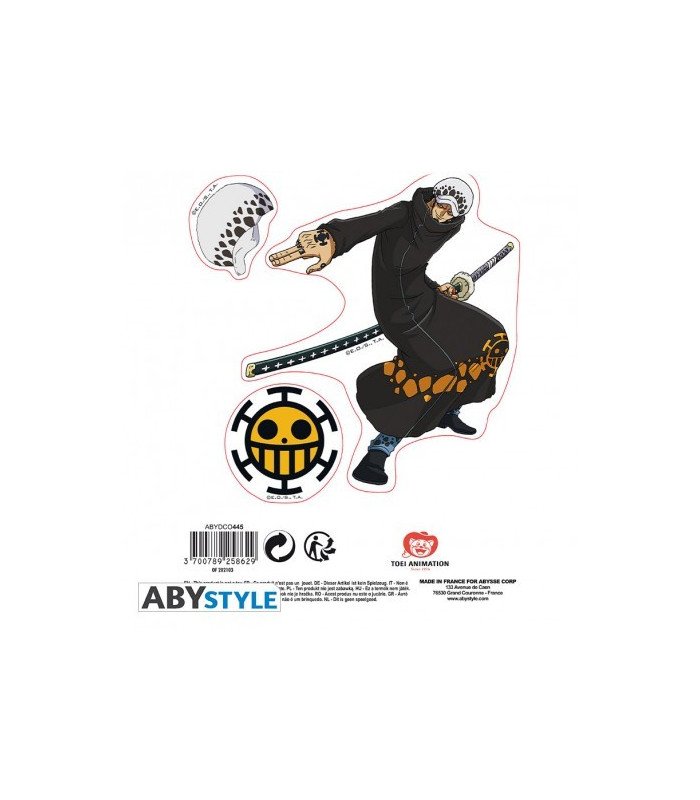 ABYstyle - ONE PIECE - Stickers - 16x11cm - Luffy & Law