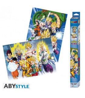 DRAGON BALL - GROUPES - SET 2 CHIBI POSTERS  52X38