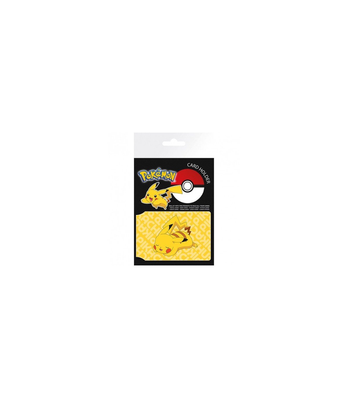 Porte-cartes Pokémon - Pikachu au repos