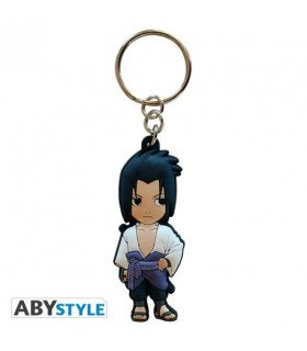 NARUTO SHIPPUDEN -  SASUKE - PORTE-CLES PVC