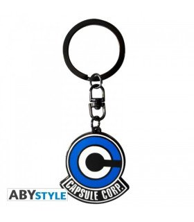 DRAGON BALL - PORTE CLES DBZ - EMBLEME CAPSULE CORP