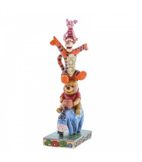 DISNEY TRADITION - BOURRIQUET, WINNIE, TIGROU ET PORCINET - FIGURINE 25,5 CM