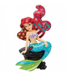 Disney by Britto - Ariel sur un rocher - FIGURINE 15 CM