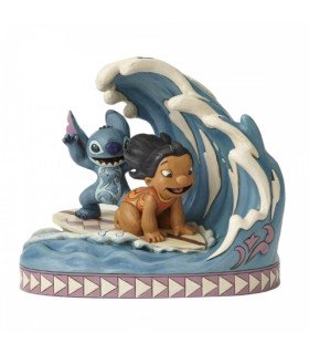 DISNEY TRADITIONS - Lilo et Stitch - 15 ème anniversaire - FIGURINE ENESCO 20 CM