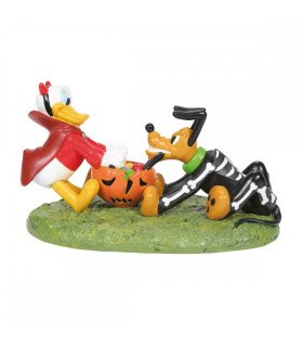 Disney Village - Donald et Pluto en costume d'Halloween - FIGURINE