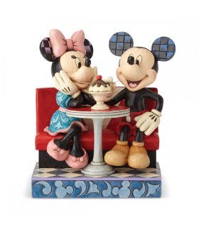 Disney Traditions - Mickey et Minnie Soda Shop - Figurine 16 CM